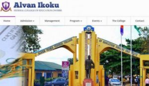 Alvan Ikoku Federal College of Education Cut Off Marks