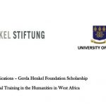 Gerda Henkel Foundation Scholarship