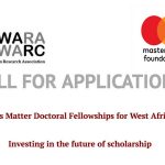 WARA/Mastercard Foundation Ideas Matter Doctoral Fellowships