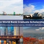 Joint Japan World Bank Graduate Scholarship Program JJWBGSP