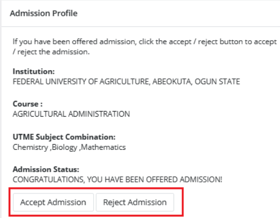 JAMB CAPS How to ACCEPT or REJECT Admission Offer
