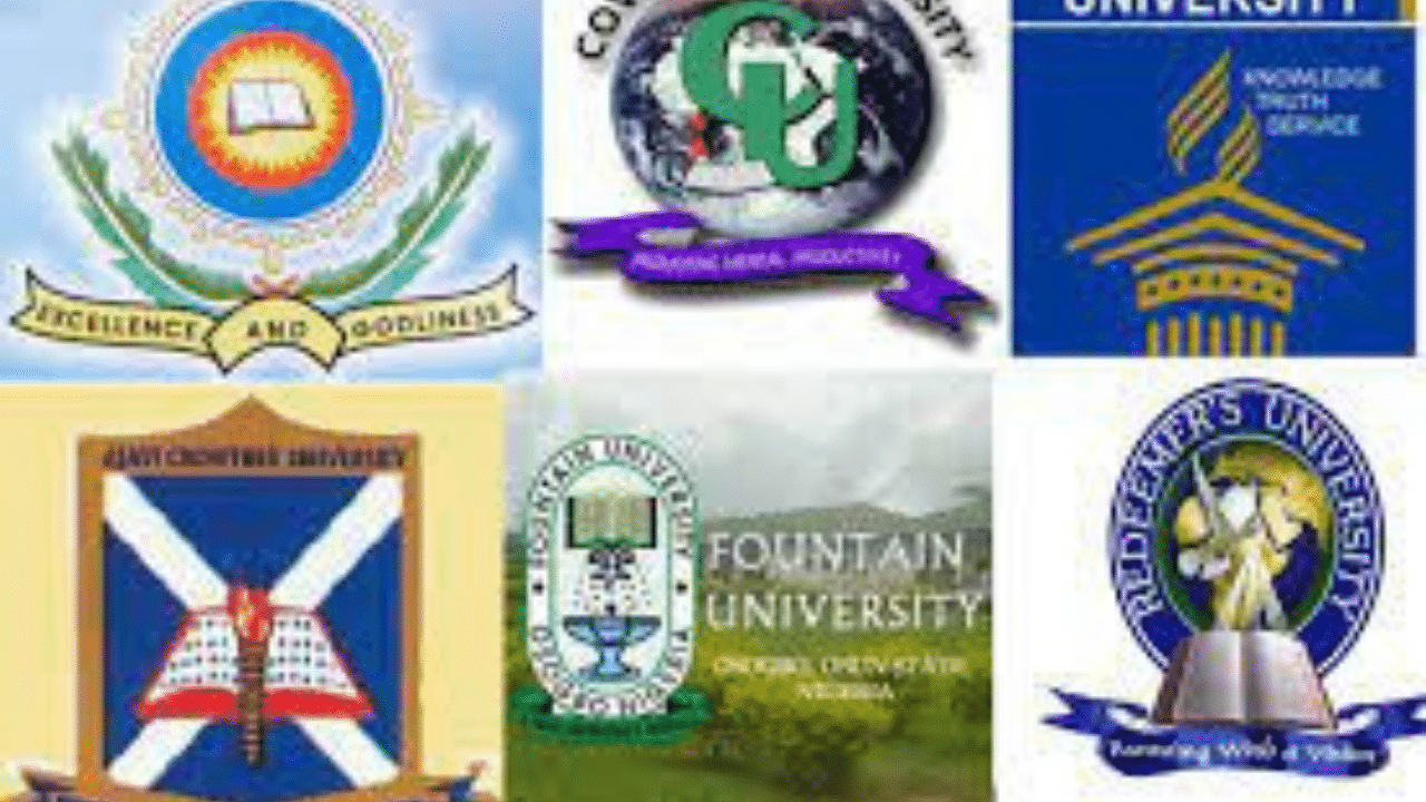 Complete list of Private Universities in Nigeria, Cut Off marks 2023/2024