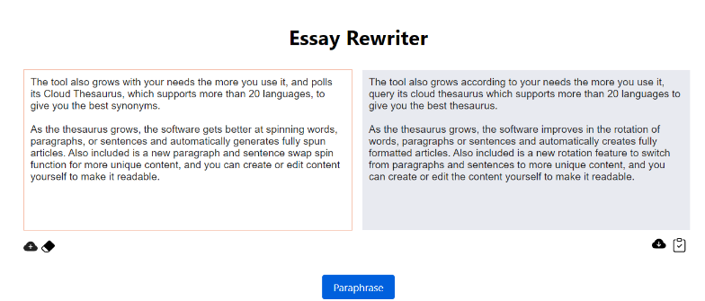 paraphrasing tool university