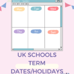 United Kingdom Schools Holidays